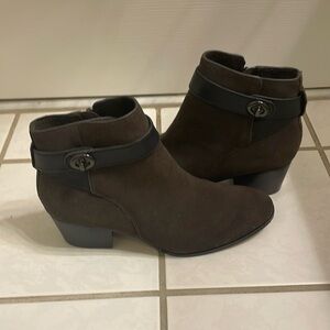 Coach Patricia Brown Ankle Boots